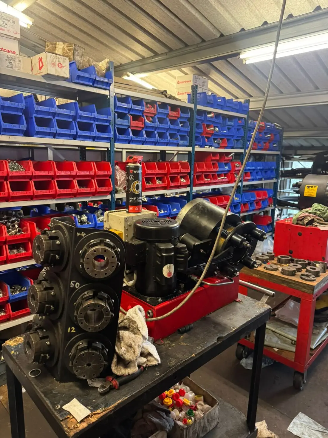 Hydraulic hose crimping and made-to-spec hose assembly workshop supporting Omagh